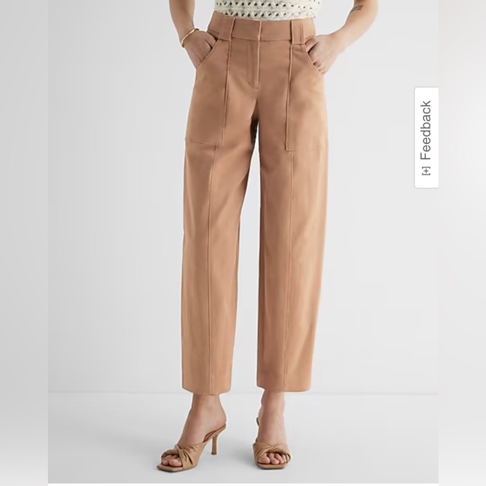 Express Super High Waisted Cropped Pant